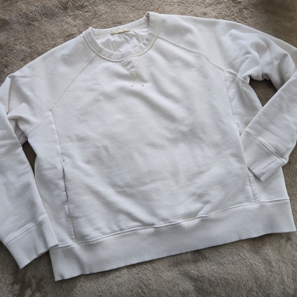 Madewell Crewneck Sweatshirt With Side Pockets M - Picture 3 of 12